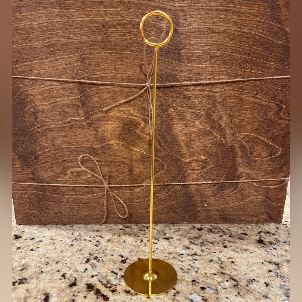 Gold Metal Display Stand (15 total)